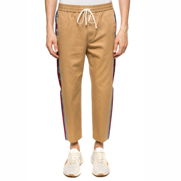 Gucci Tapered Striped Chinos - Picture 1 of 16